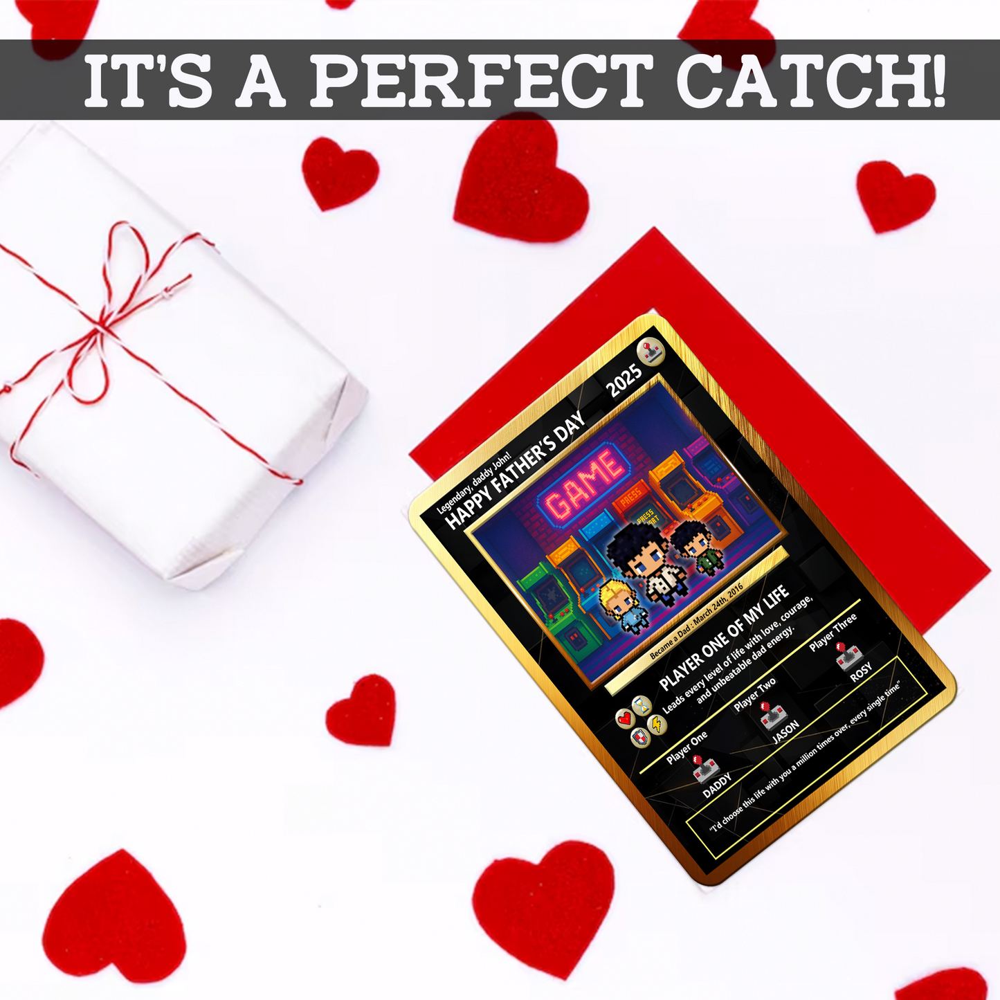 Best Dad Custom Pokemon Card by Pixel Characters - Anime-Inspired Personalized Pokemon Card for Dad - Customizable Trading Cards with Photo - CPC-47