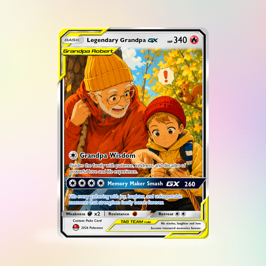 Your Perfect Catch!  Custom Poke Cards
