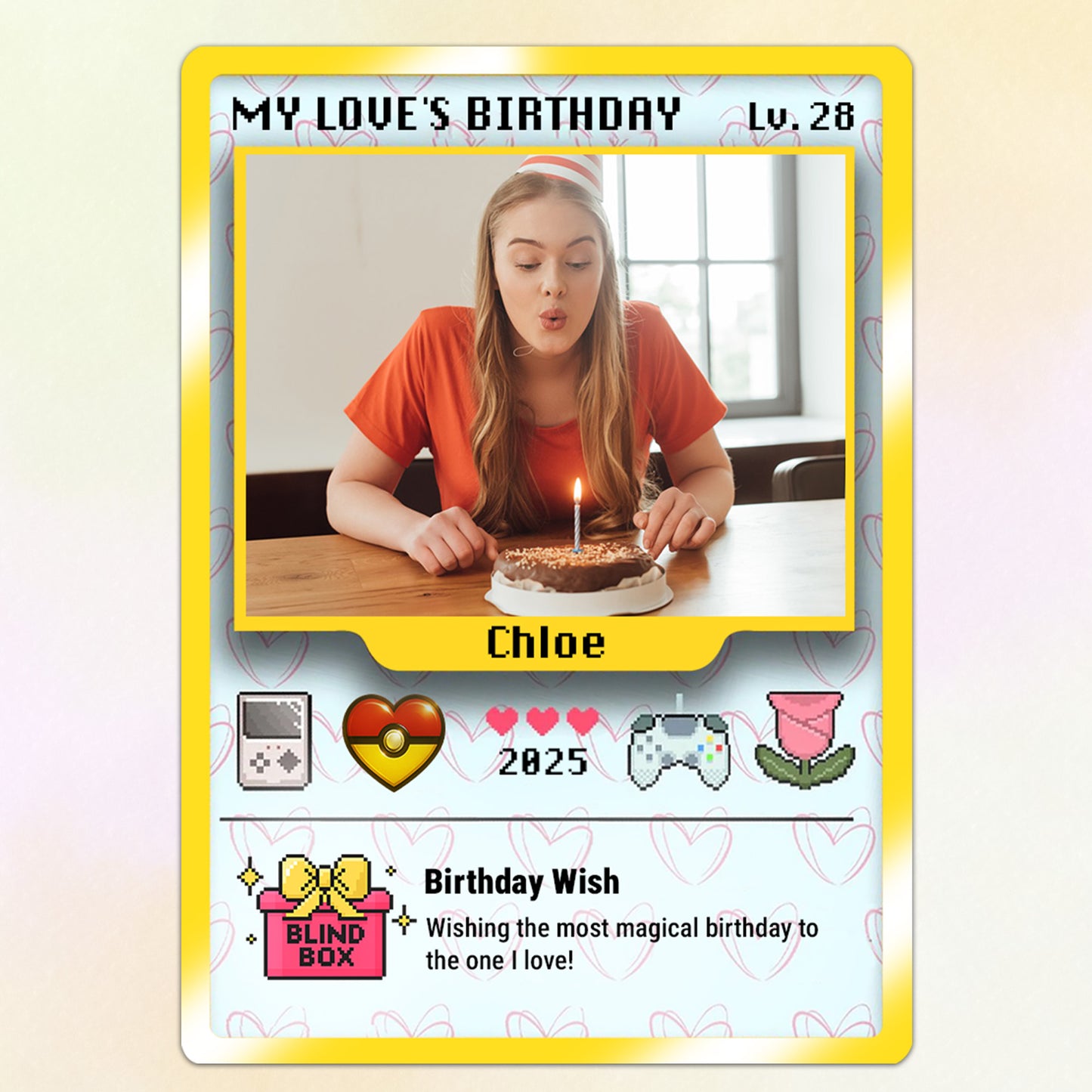 Birthday Custom Pokemon Card for Couples, Anime Transformation Persona Custom Poke Cards Birthday Custom Pokemon Card for Couples, Anime Transformation Persona Custom Poke Cards
