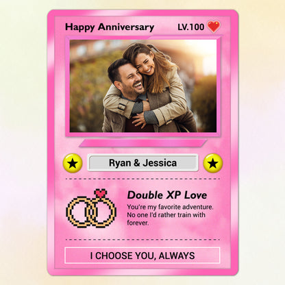 Custom Pokémon Cards for Couples, Change Photo to Anime Styles - CPC-02