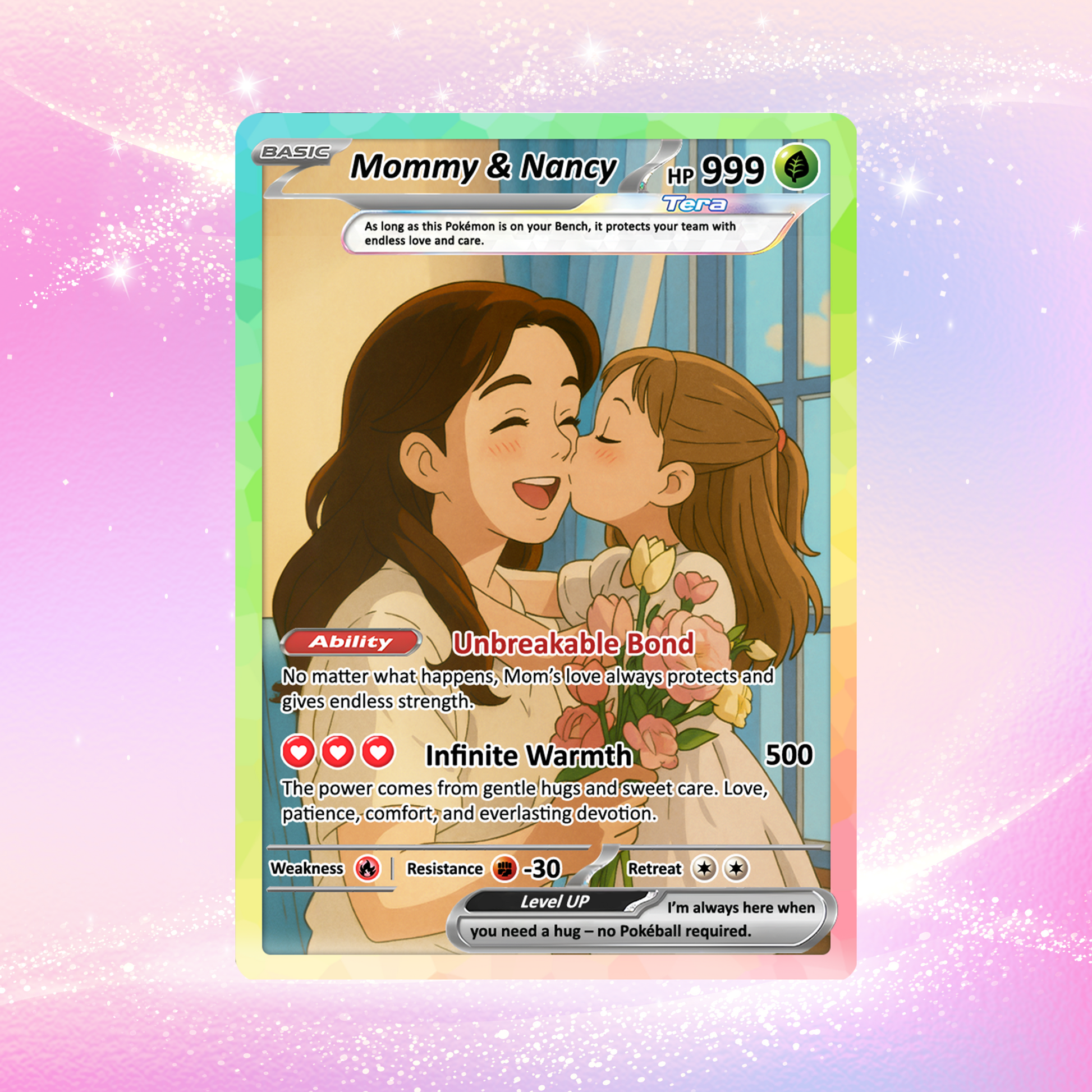 mother's day pokemon card Mother's Day Custom Pokemon Card