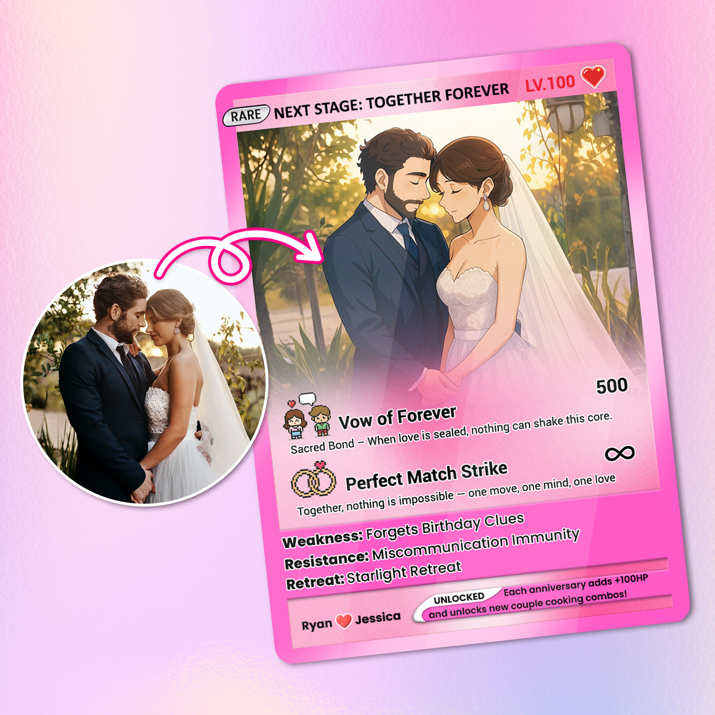 Deep Personalized Pokémon Card with Customizable Weakness - Resistance - Retreat, Custom Pokémon Cards - CPC-06
