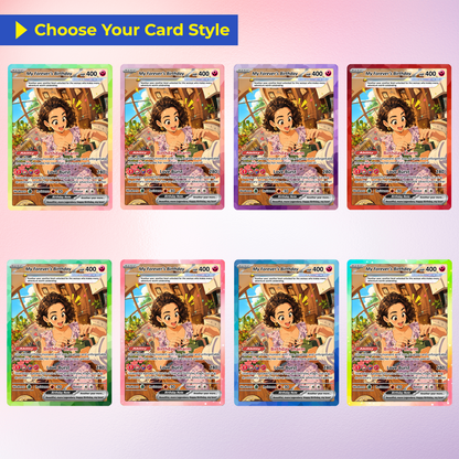 Happy Birthday Custom Pokémon Card for Her - Personalized Pokémon Card by Animated Photo - Customizable Pokémon Gift from Boyfriend, Husband for Girlfriend & Wife - CPC-DOB-06