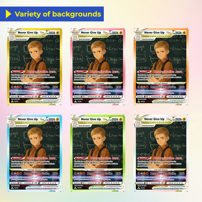 Personalized Pokémon Card - Back to School Custom Pokémon Card with Anime Picture for Kids, Students - First Day of School Gift from Parents - CPC-BTS-19