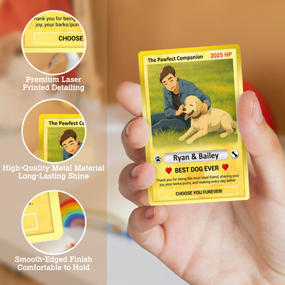 Custom Pokémon Card for Pet Lovers, Personalized Pokémon Card with Pet Photo for Dog Dad Dog Mom - CPC-10