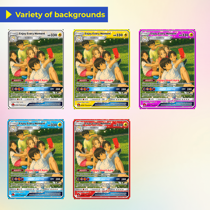 Enjoy Every Moment Custom Pokémon Card - Back to School Personalized Pokémon Card, Animated Gift Card for Kids, Students - First Day of School Gift from Parents - CPC-BTS-21