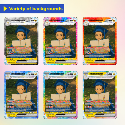 Graduation Gift for Kindergarten Boy and Girl, Kindergarten Graduate Personalized Pokémon Card, Kindergarten Graduation Custom Pokémon Card - First Day of School Gift - CPC-BTS-17