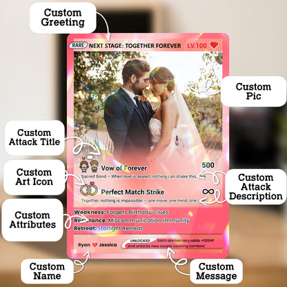 Deep Personalized Pokémon Card with Customizable Weakness - Resistance - Retreat, Custom Pokémon Cards - CPC-06