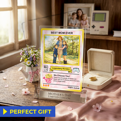 2026 Mother's Day Custom Pokemon Card - Ghibli Anime Style Personalized Pokemon Card for Mom - Customizable Trading Cards - CPC-80.B