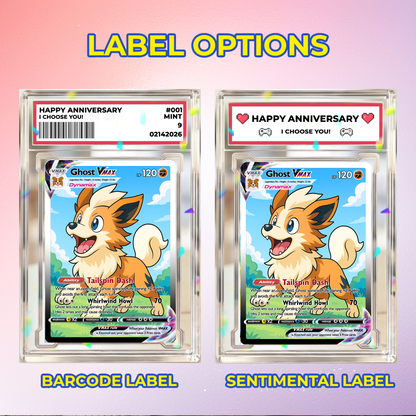 Custom Pokémon Card for Pet Lovers - Personalized Pokemon Card with Pet Photo for Dog Mom, Cat Mom, Dog Dad, Cat Dad - CPC-41