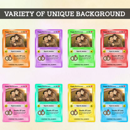 Custom Pokémon Cards for Couples, Change Photo to Anime Styles - CPC-02