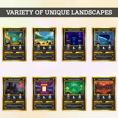 Anime Transformation Custom Pokemon Card - Personalized Poke Card for Couples - Custom by Pixel Characters - CPC-42