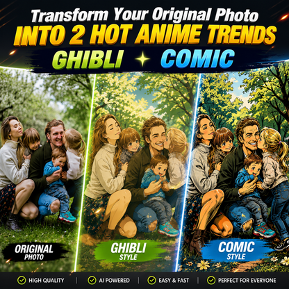 Happy Father's Day Custom Pokémon Card - Trendy Comic Anime Style Personalized Pokémon Card for Dad - Perfect Gift from Wife & Kids - CPC-117.A