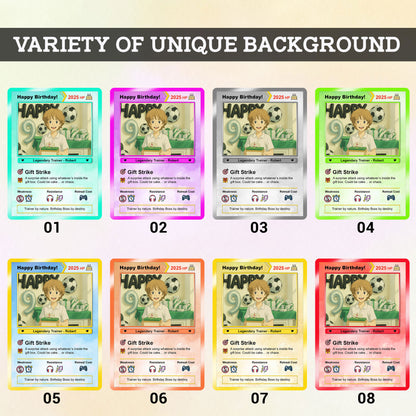 Personalized Pokémon Card for Date of Birth, Happy Birthday Custom Pokémon Card - CPC-43