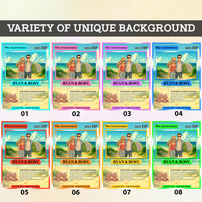 Custom Pokemon Card for Lovers - Personalized Anime-Inspired Pokemon Card - Holographic Effect Available - CPC-27