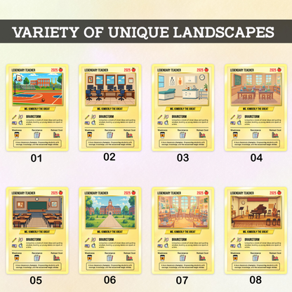 Custom Pokemon Cards Teacher Appreciation with Art Characters, Change Your Photo to Ghibli Style, Thank You Teacher Gift, Personalized Pokemon Cards - CPC-66