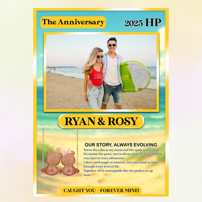 Custom Pokemon Card for Lovers - Personalized Anime-Inspired Pokemon Card - Holographic Effect Available - CPC-27