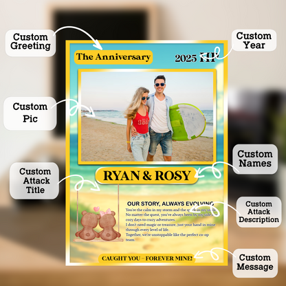 Custom Pokemon Card for Lovers - Personalized Anime-Inspired Pokemon Card - Holographic Effect Available - CPC-27