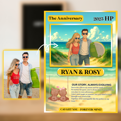 Custom Pokemon Card for Lovers - Personalized Anime-Inspired Pokemon Card - Holographic Effect Available - CPC-27