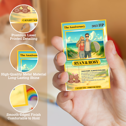 Custom Pokemon Card for Lovers - Personalized Anime-Inspired Pokemon Card - Holographic Effect Available - CPC-27