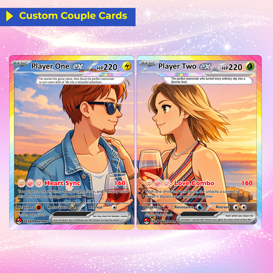 Couples Custom Poke Cards Couples Custom Poke Cards