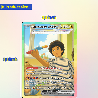 First Day of School Personalized Pokémon Card, First Grade Custom Pokémon Card, Customizable Animated Gift from Parents for Kids - Kindergarten Graduation Gift - CPC-BTS-13