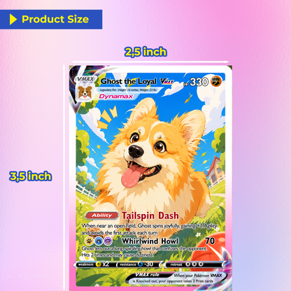 Custom Pokémon Card for Pet Lovers - Personalized Pokemon Card with Pet Photo for Dog Mom, Cat Mom, Dog Dad, Cat Dad - CPC-Pet-01