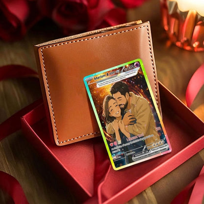 Custom Pokémon Cards with Anime Picture, Personalized Poke Cards Animated Style Gifts for Him and Her - CPC-04