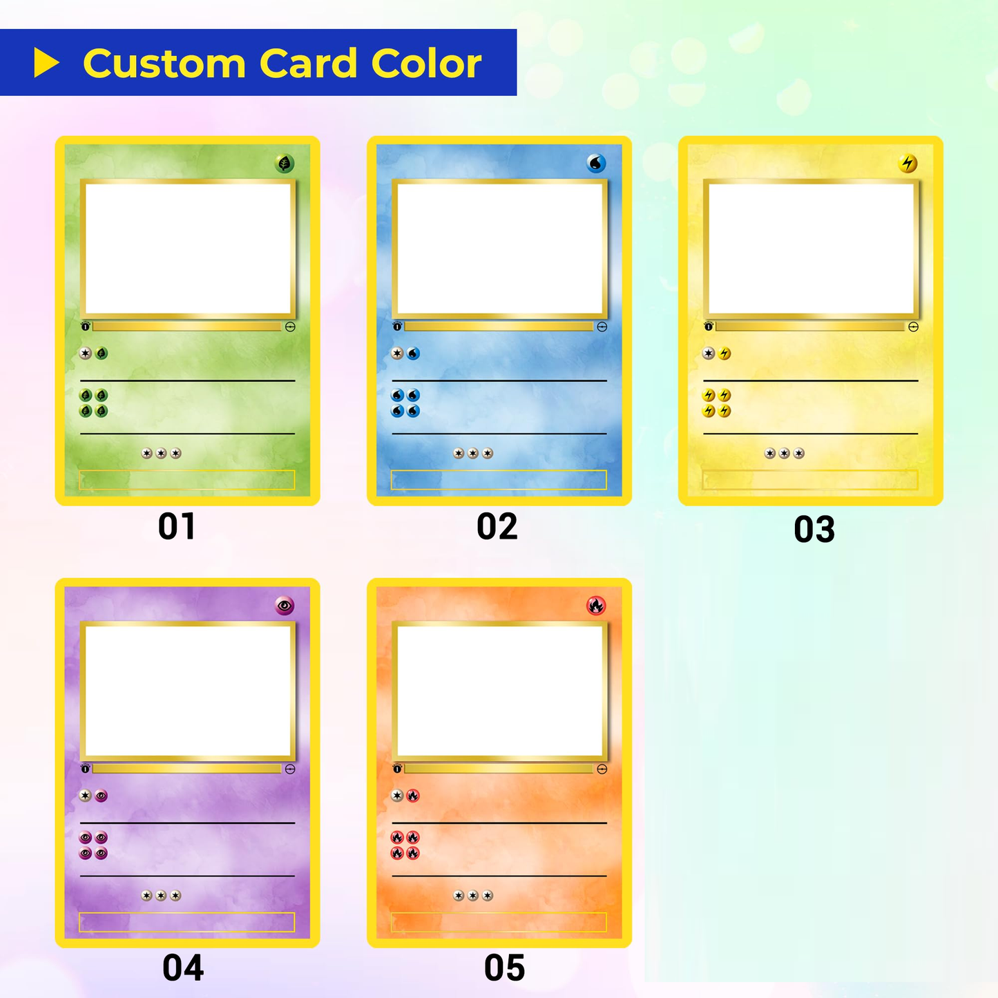 Custom Pokémon Card for Pet Lovers, Personalized Trading Card with Dog Cat Photo for Best Dad Dog Mom Cat - CPC-07